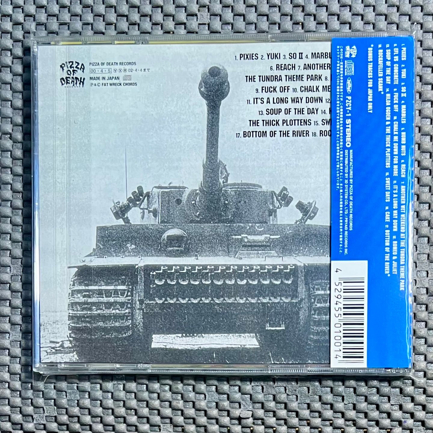 Snuff - Numb Nuts [CD - 1st Japan Ed; - 2000 - Pizza Of Death PZCY-1 - Mint with Obi & Insert] Punk | Pizza Of Death Records (PZCY-1) - 2