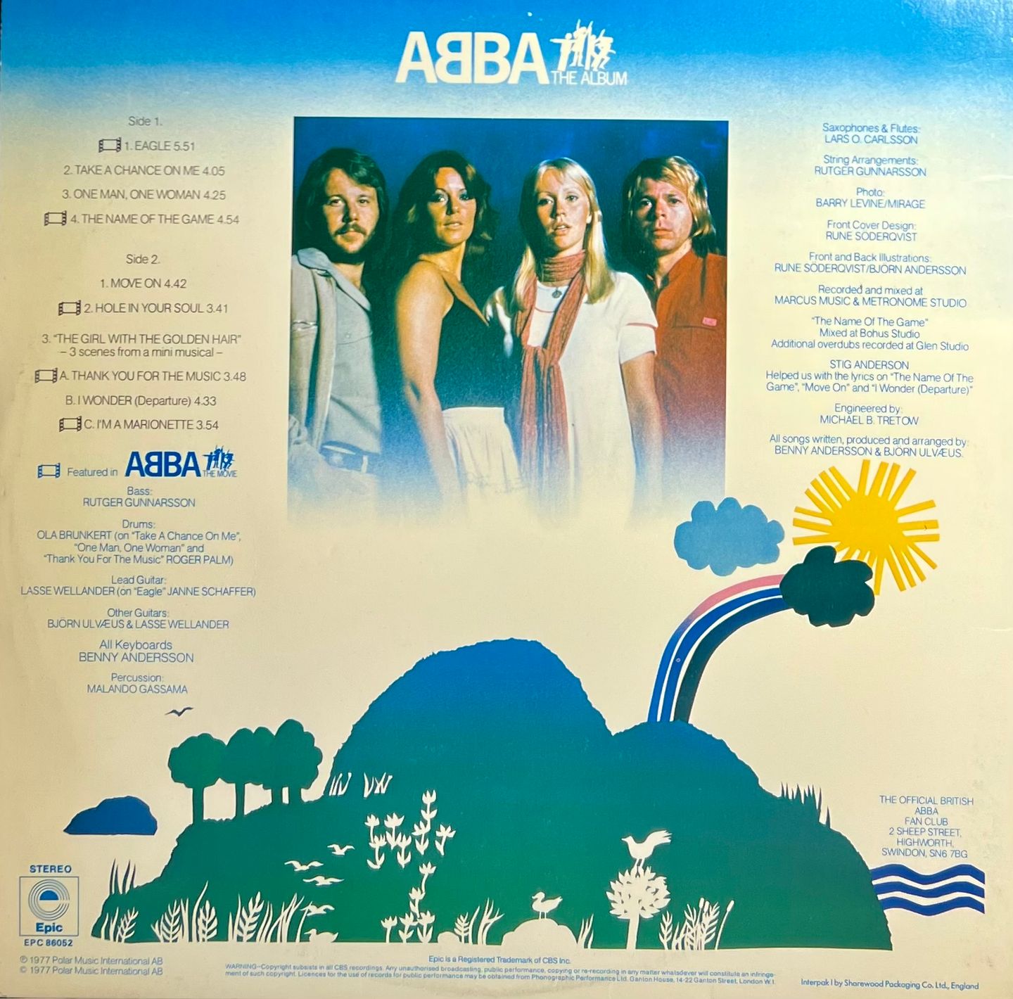 ABBA - The Album | Epic (EPC 86052) - 3