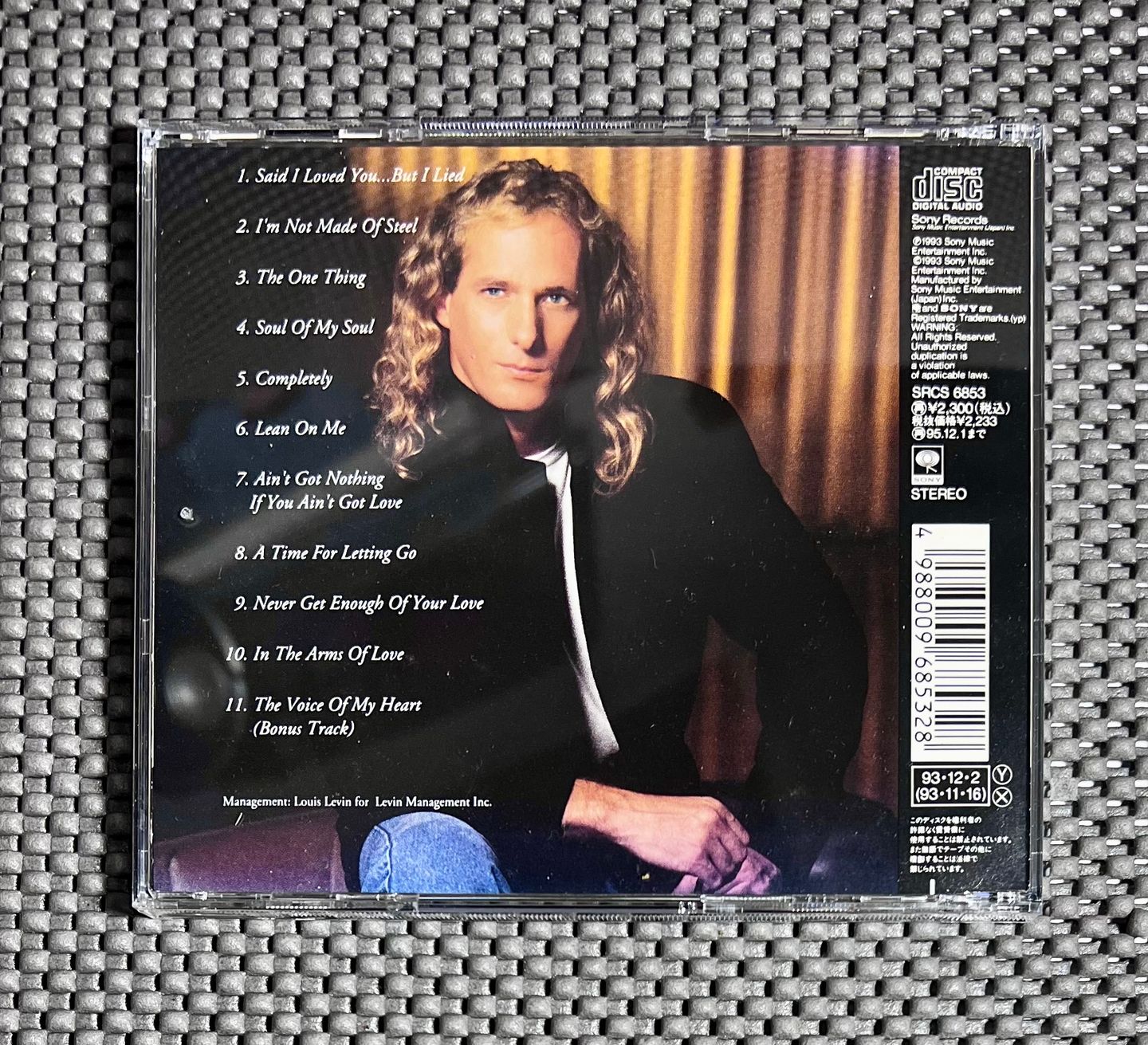 Michael Bolton - The One Thing | Sony (SRCS 6853) - 2