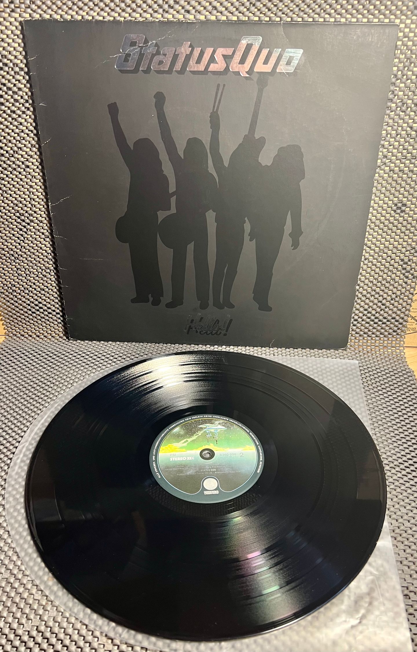 Status Quo - Hello!  [Vinyl LP - German Press - Reissue 70's - Vertigo 6360 098 - NM/VG+] Rock | Vertigo (6360 098) - 2