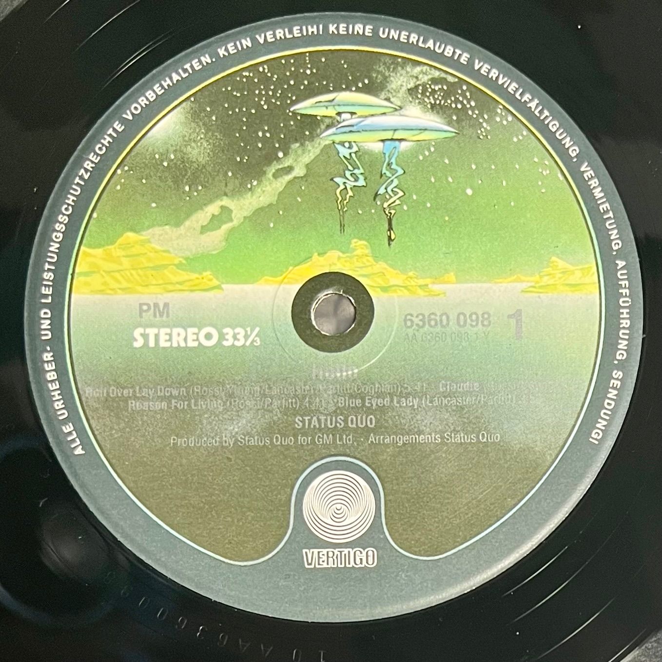 Status Quo - Hello!  [Vinyl LP - German Press - Reissue 70's - Vertigo 6360 098 - NM/VG+] Rock | Vertigo (6360 098) - 3