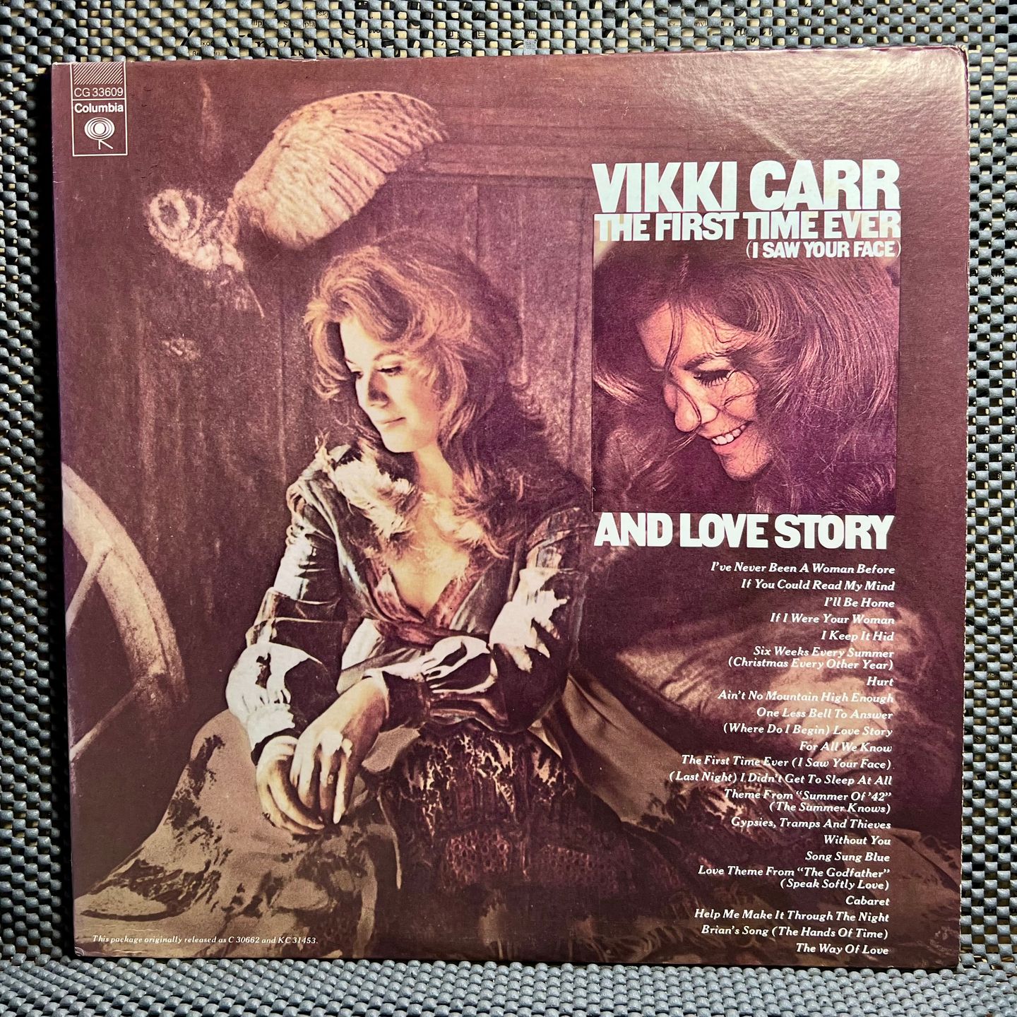 Vikki Carr - Love Story / The First Time Ever [2 x Vinyl LP - 1st US Press - 1976 - CG 33609 - NM/EX] Pop Folk | Columbia (CG 33609)