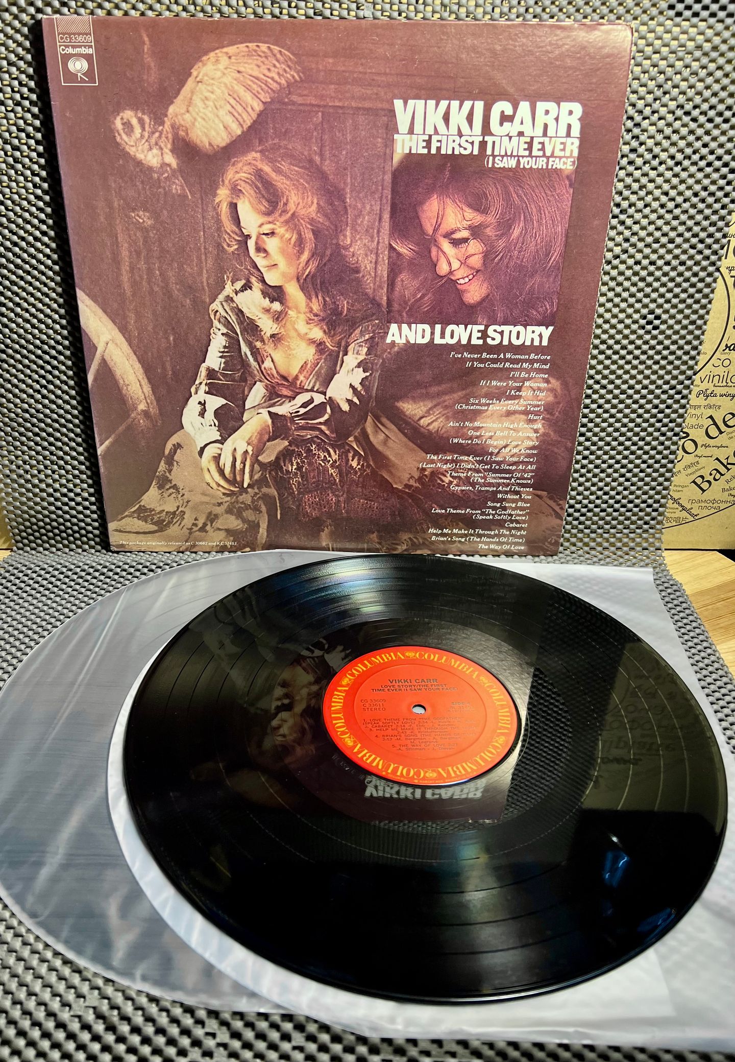 Vikki Carr - Love Story / The First Time Ever [2 x Vinyl LP - 1st US Press - 1976 - CG 33609 - NM/EX] Pop Folk | Columbia (CG 33609) - 2