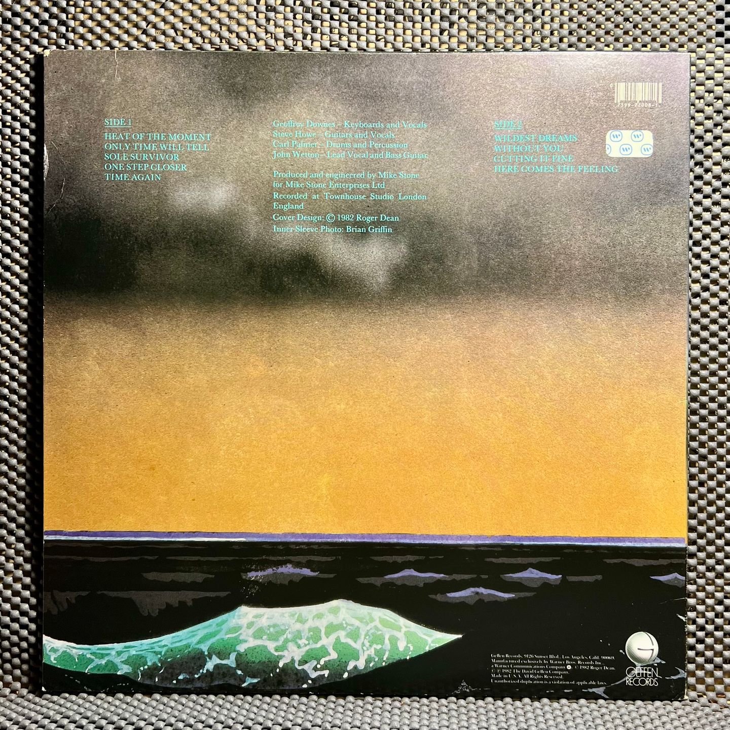 Asia - Asia [Vinyl LP - 1st US Press - 1982 - GHS 2008 - NM/NM] Prog Rock | Geffen Records (GHS 2008) - 3