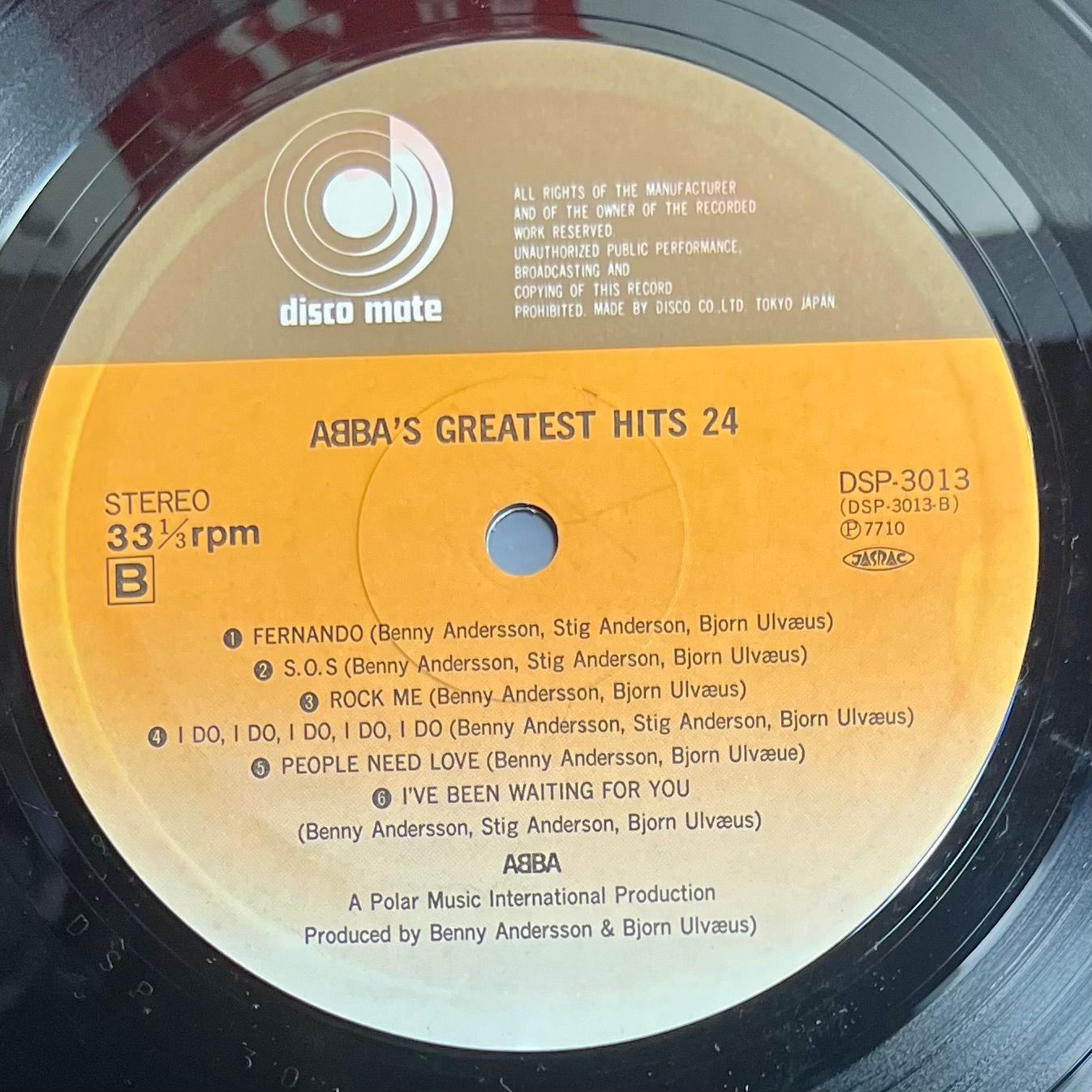 ABBA - ABBA's Greatest Hits 24 [2x Vinyl LP - Japan Press - 1980 - DSP-3012~13 - EX to NM/VG+ with Obi & Insert] Europe Disco | Discomate (DSP-3012~13) - 5