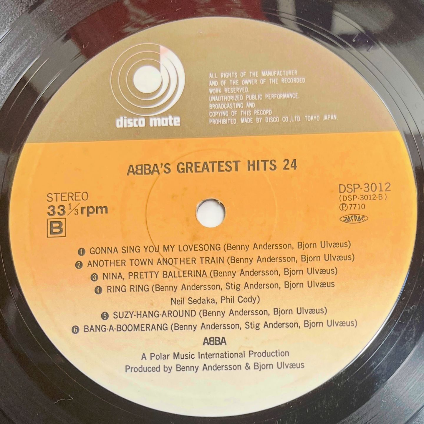 ABBA - ABBA's Greatest Hits 24 [2x Vinyl LP - Japan Press - 1980 - DSP-3012~13 - EX to NM/VG+ with Obi & Insert] Europe Disco | Discomate (DSP-3012~13) - 7