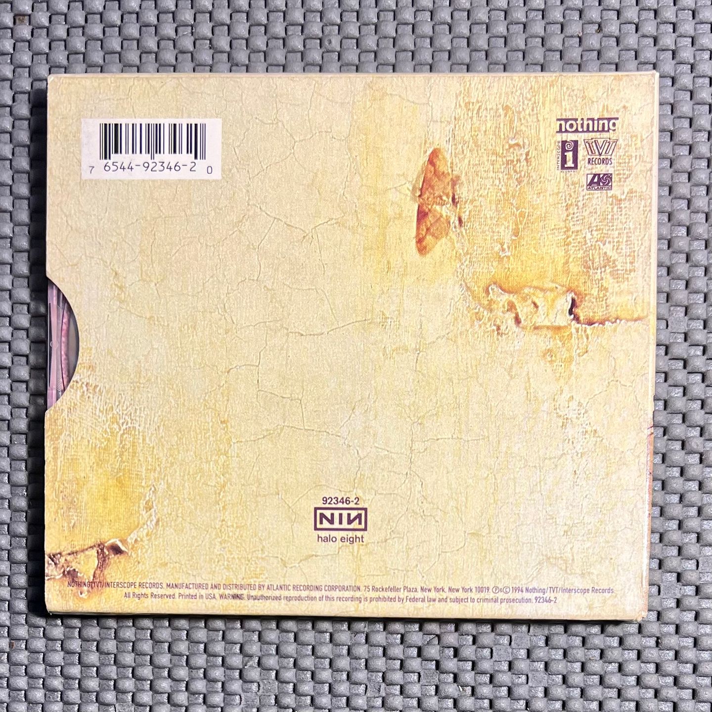 Nine Inch Nails - The Downward Spiral [CD - 1st US Ed. - 1994 - NM/NM] Alt Rock | Nothing Records (92346-2) - 2