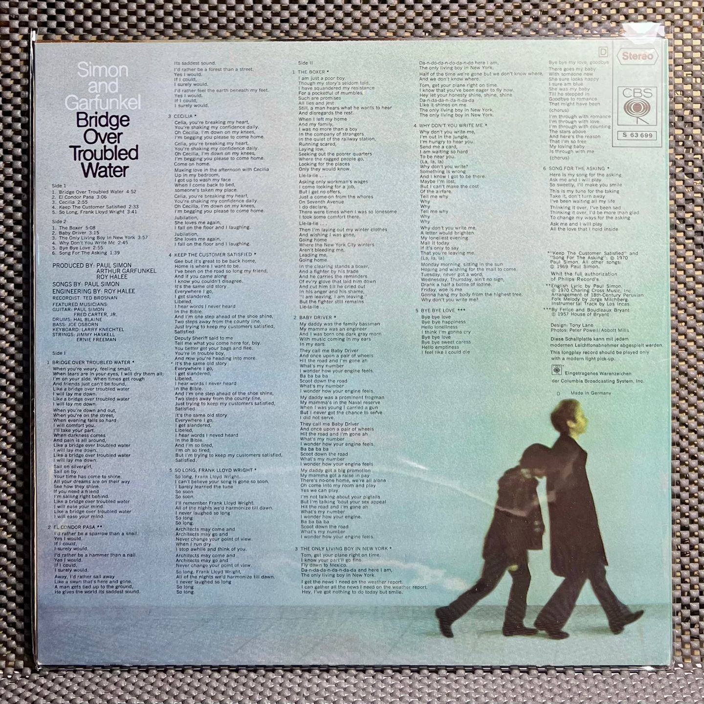 Simon & Garfunkel - Bridge Over Troubled Water [LP OG DE 1970] | CBS (S 63 699) - 3