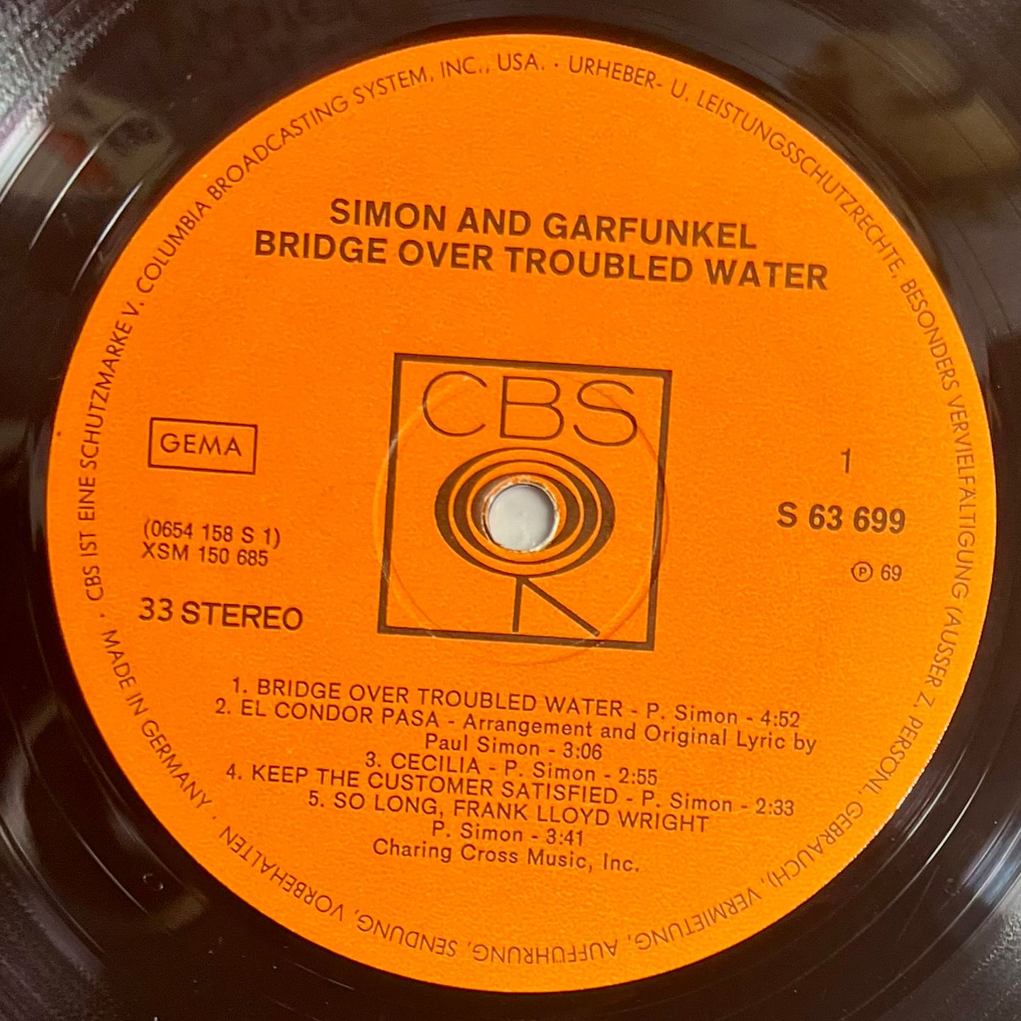 Simon & Garfunkel - Bridge Over Troubled Water [LP OG DE 1970] | CBS (S 63 699) - 4