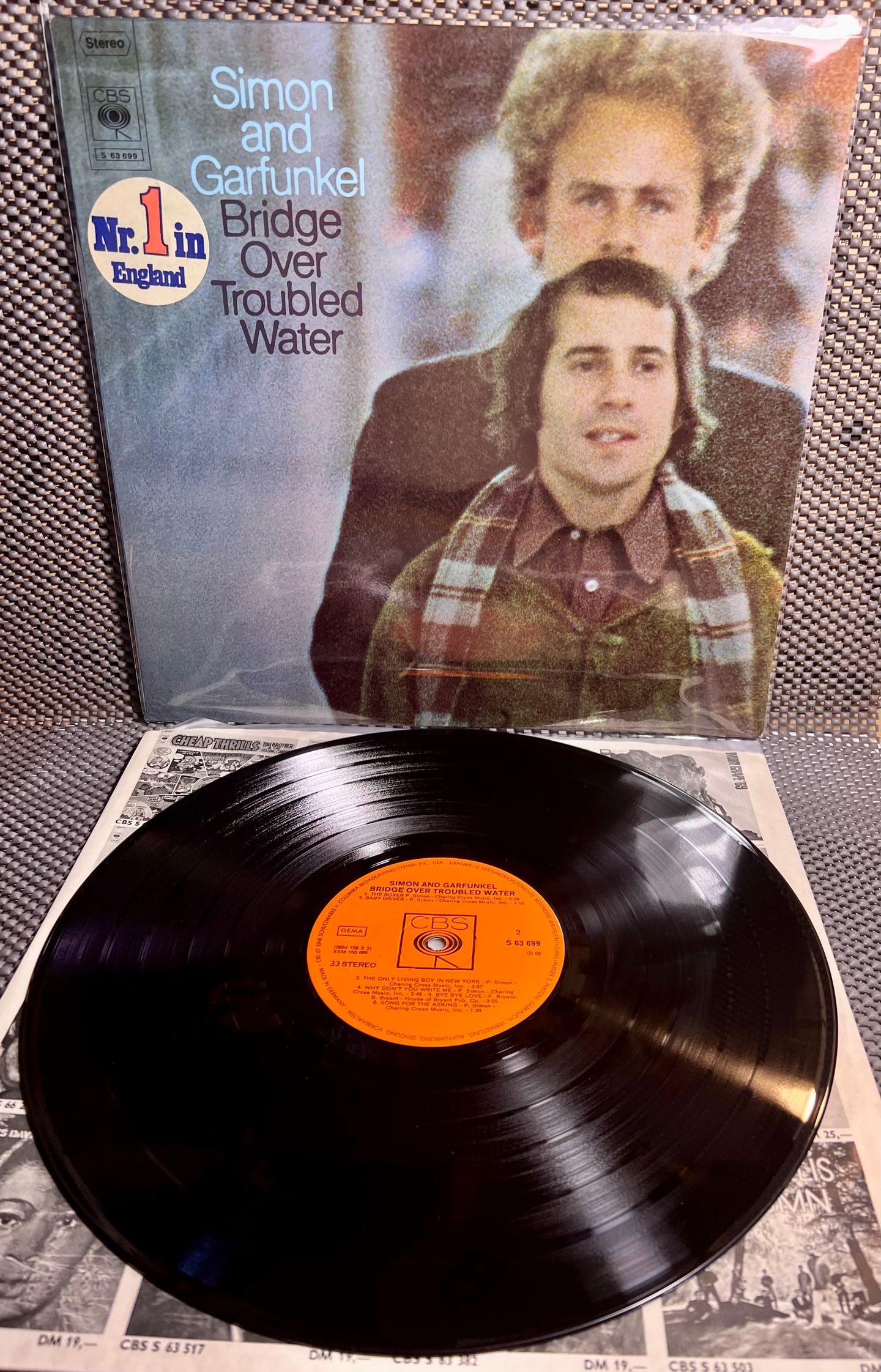Simon & Garfunkel - Bridge Over Troubled Water [LP OG DE 1970] | CBS (S 63 699) - 2