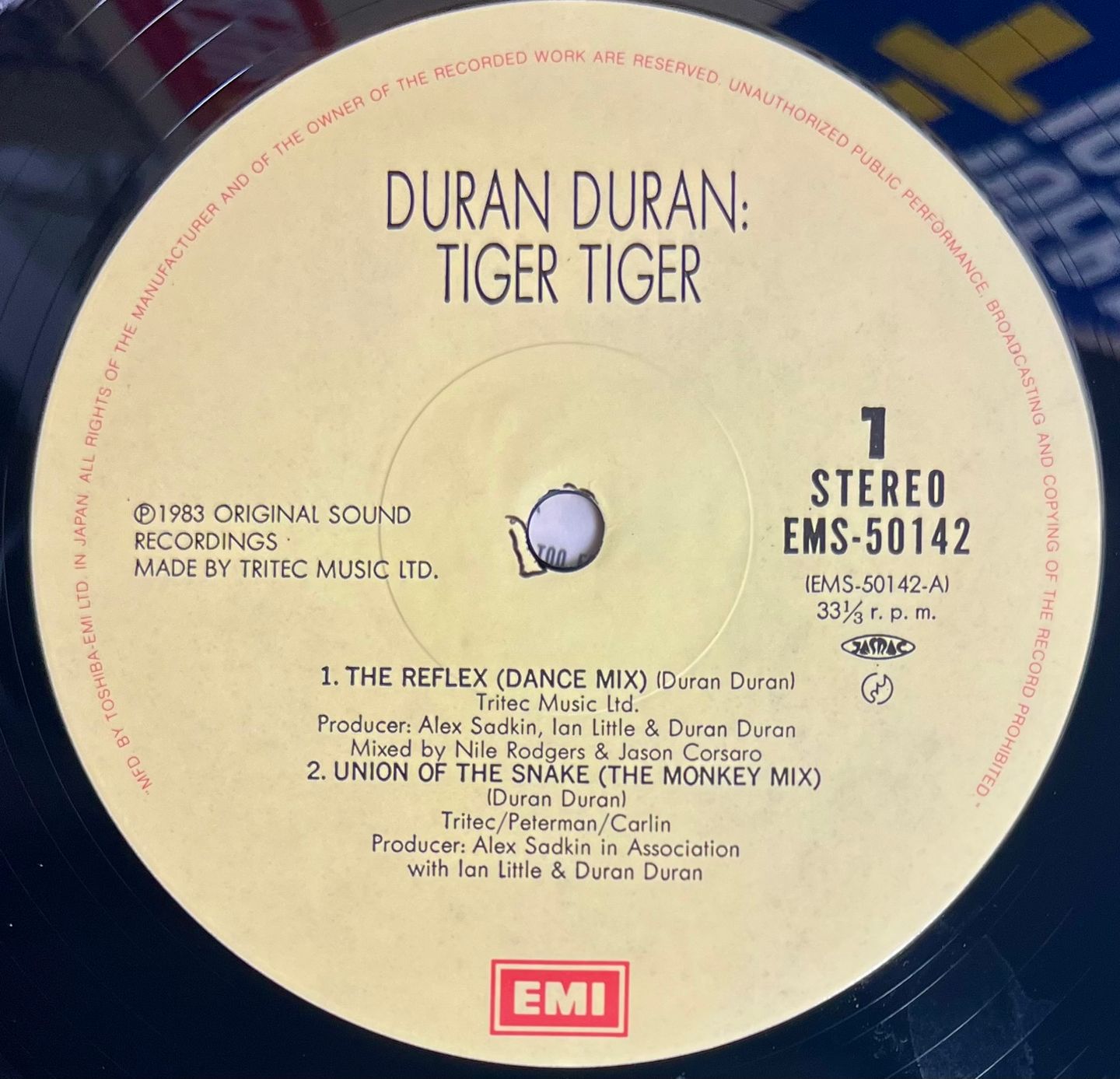 Duran Duran - Tiger! Tiger! | EMI (EMS-50142) - 4 Duran Duran - Tiger! Tiger! | EMI (EMS-50142) - 4