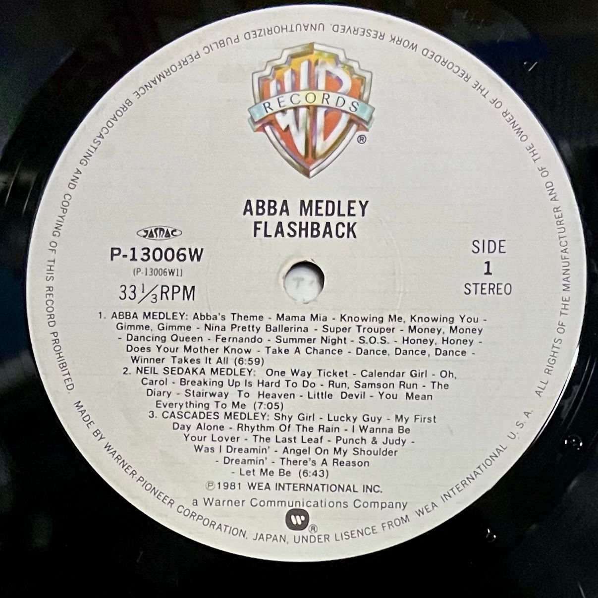Flashback - Flashback [Vinyl LP - 1st Japan Press - 1981 - P-13006W - EX/NM] Pop | Warner Bros. Records (P-13006W) - 4