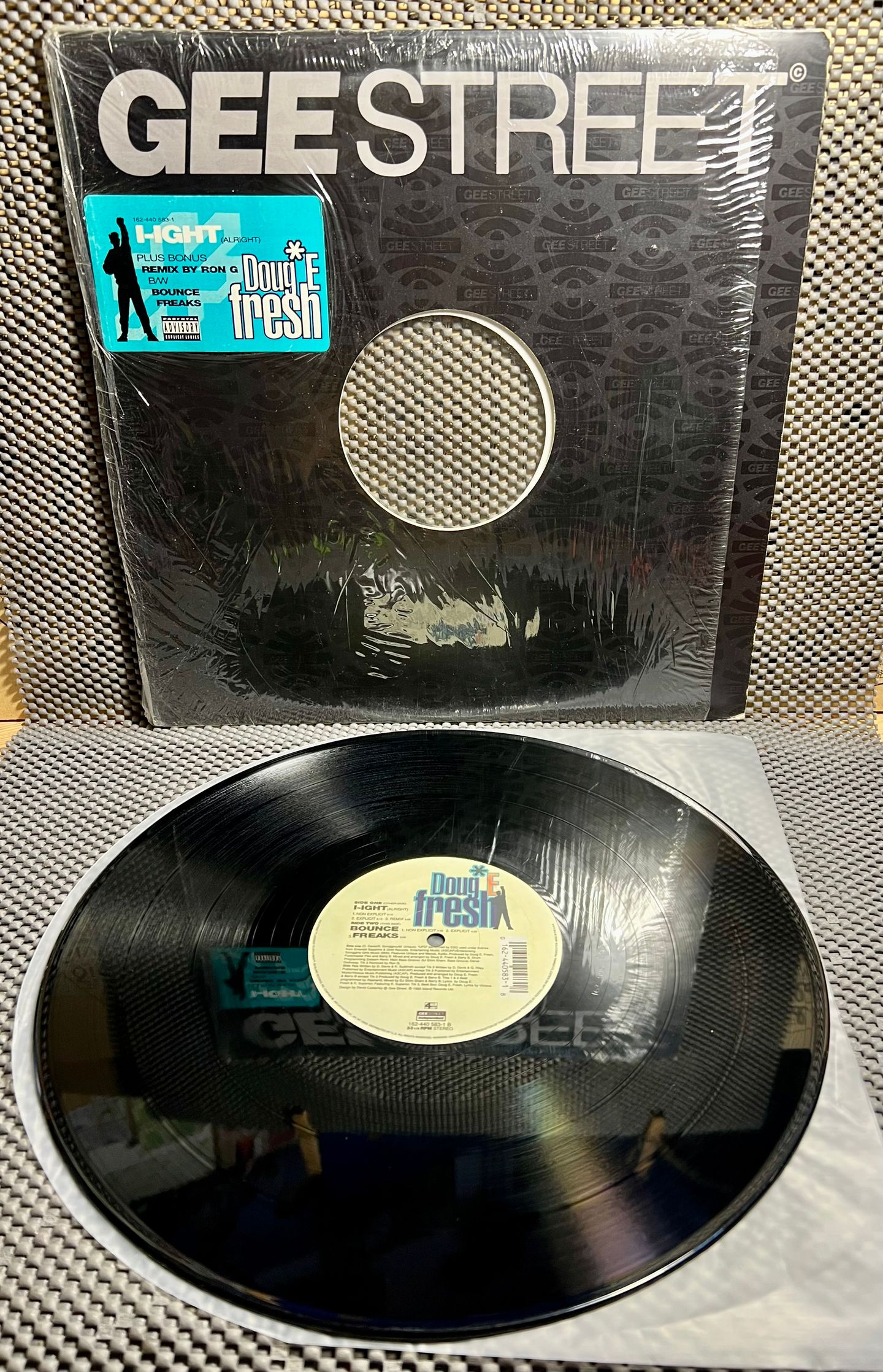 Doug E. Fresh - I-Ight (Alright) [Vinyl EP 12" - 1st US Press - 1993 - NM/NM] Hip Hop | Gee Street Independent (162-440 583-1) - 2