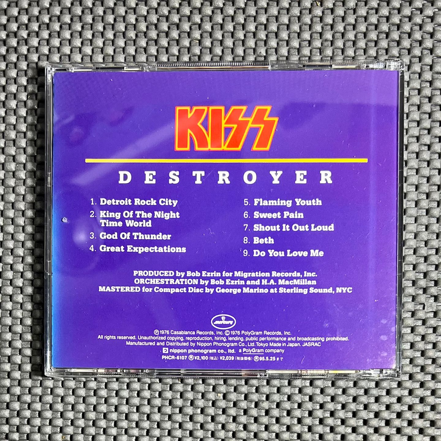 Kiss - Destroyer = 地獄の軍団 | Mercury (PHCR-6107) - 2