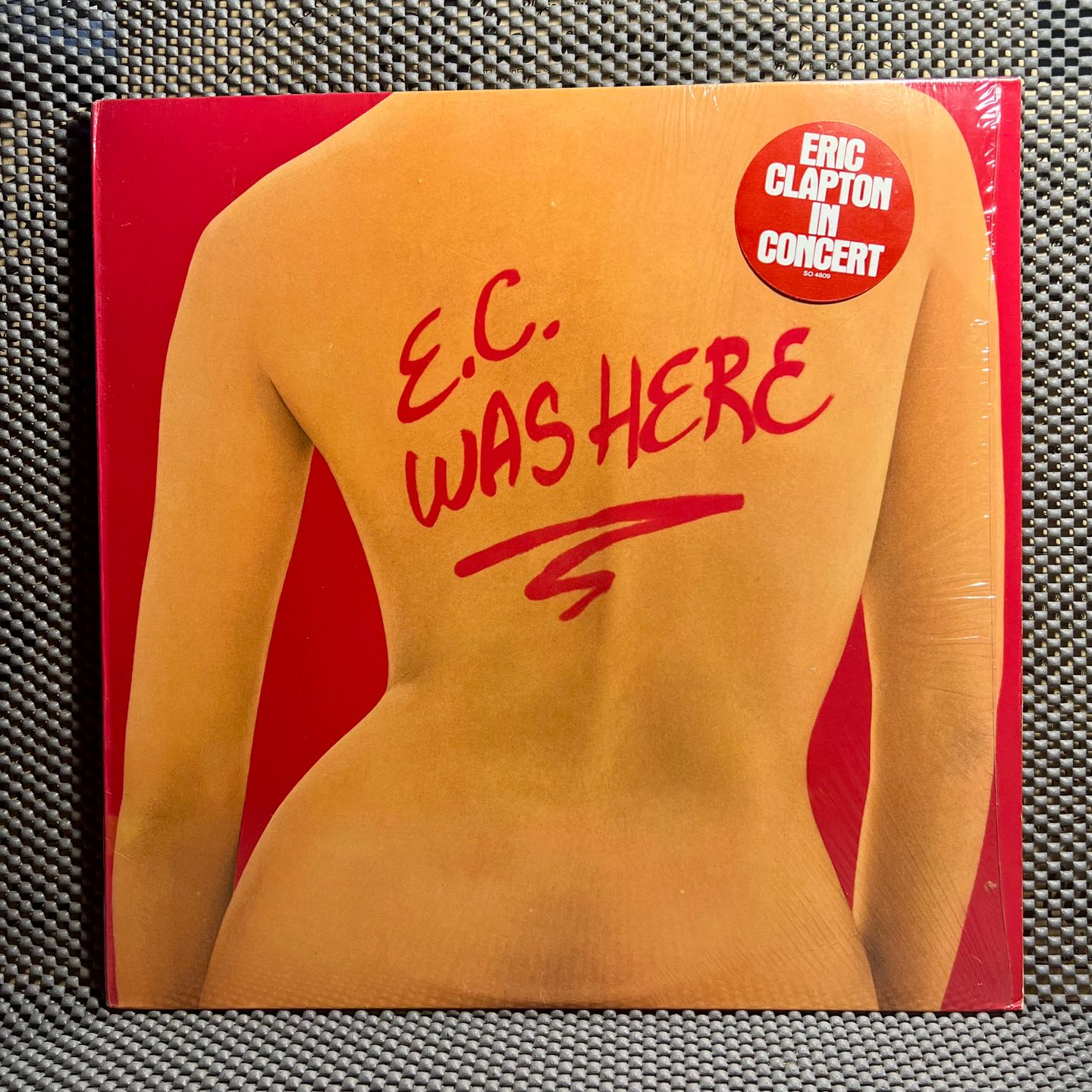 Eric Clapton - E.C. Was Here [vinyl LP - 1st Press - US - 1975 - EX/Mint] Blues Rock | RSO (SO 4809)