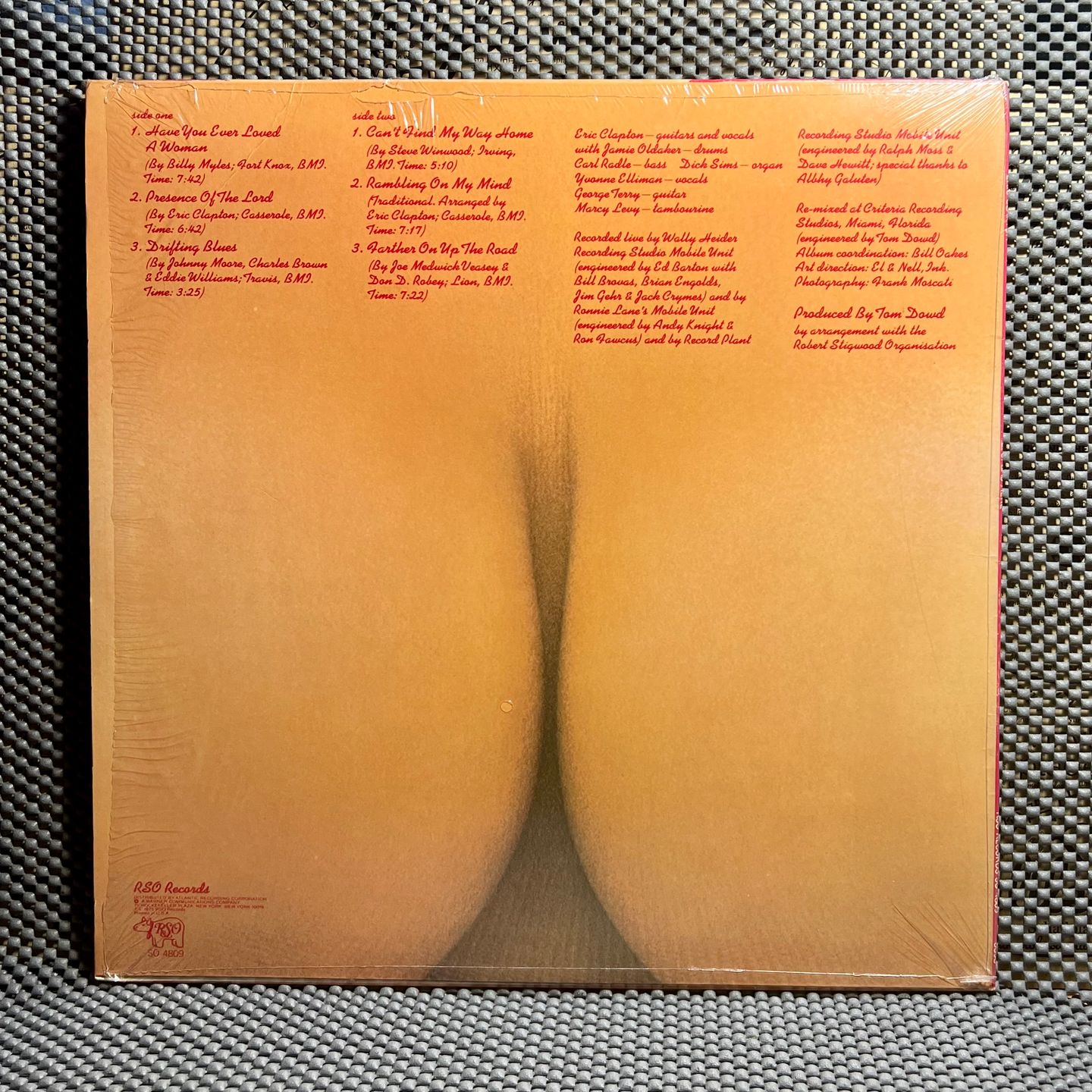 Eric Clapton - E.C. Was Here [vinyl LP - 1st Press - US - 1975 - EX/Mint] Blues Rock | RSO (SO 4809) - 3