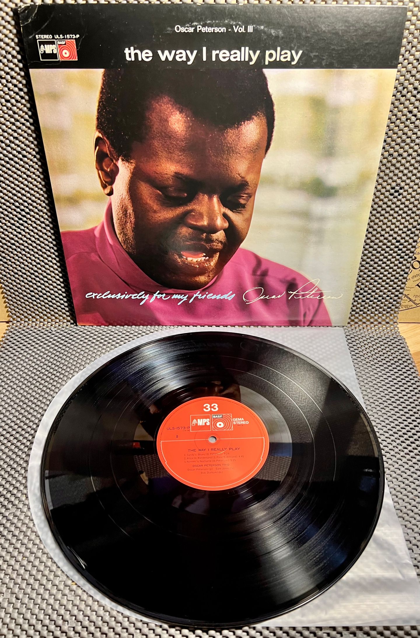 Oscar Peterson - The Way I Really Play [Vinyl LP - 1st Japan Press - 1968 - ULS-1573-P - NM/EX] Jazz | MPS Records (ULS-1573-P) - 2