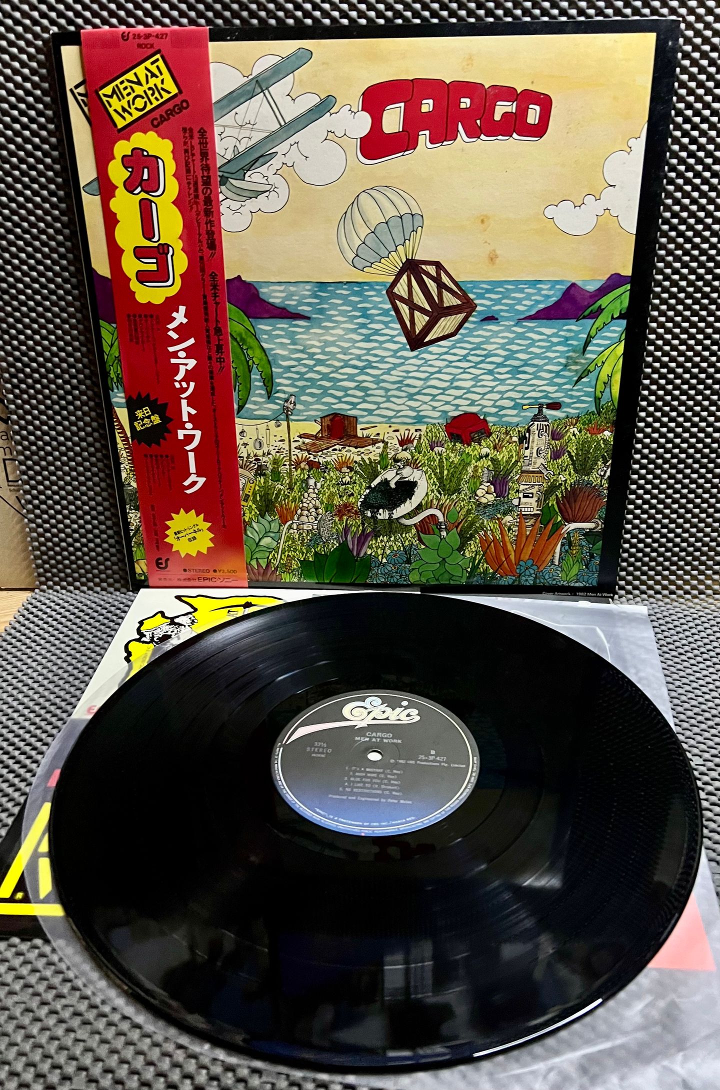 Men At Work - Cargo [Vinyl LP - 1st Japan Press - 1983 - 25·3P-427 - Mint/NM with Stickers] | Epic (25·3P-427) - 2