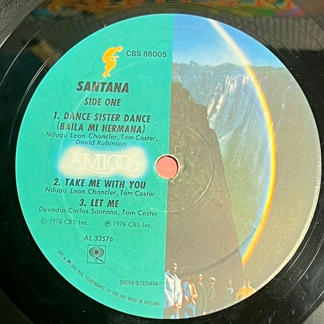 Santana - Amigos [Vinyl LP - 1st EU Press - 1976 - CBS 86005] Latin Rock | CBS (CBS 86005) - 5