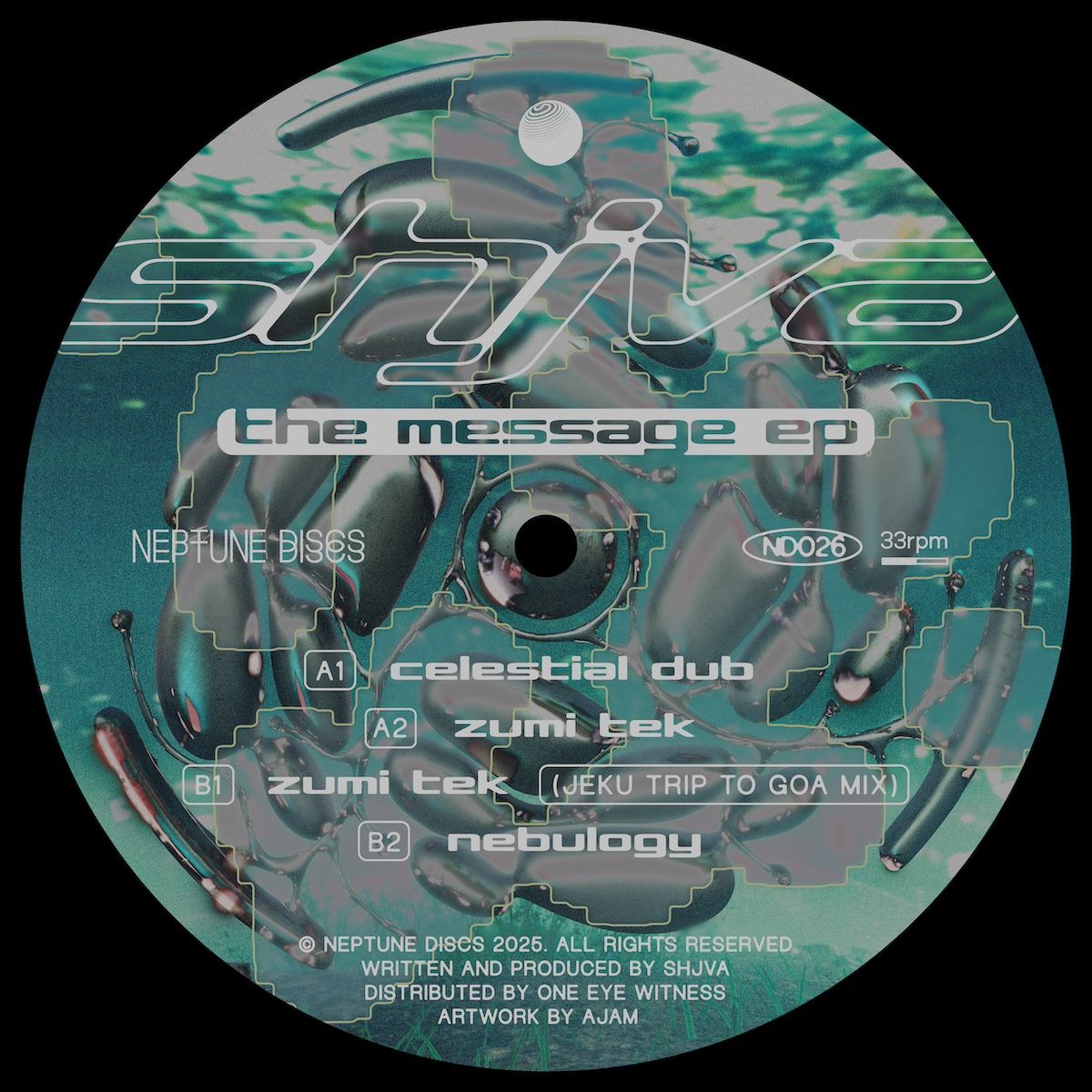 Shjva - The Message EP | Neptune Discs (ND026) - main