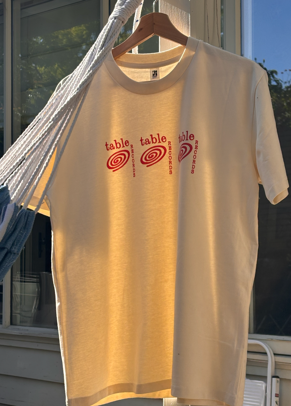 Table Records - Table Records T-Shirt - Ecru - 3 Table Records - Table Records T-Shirt - Ecru - 3