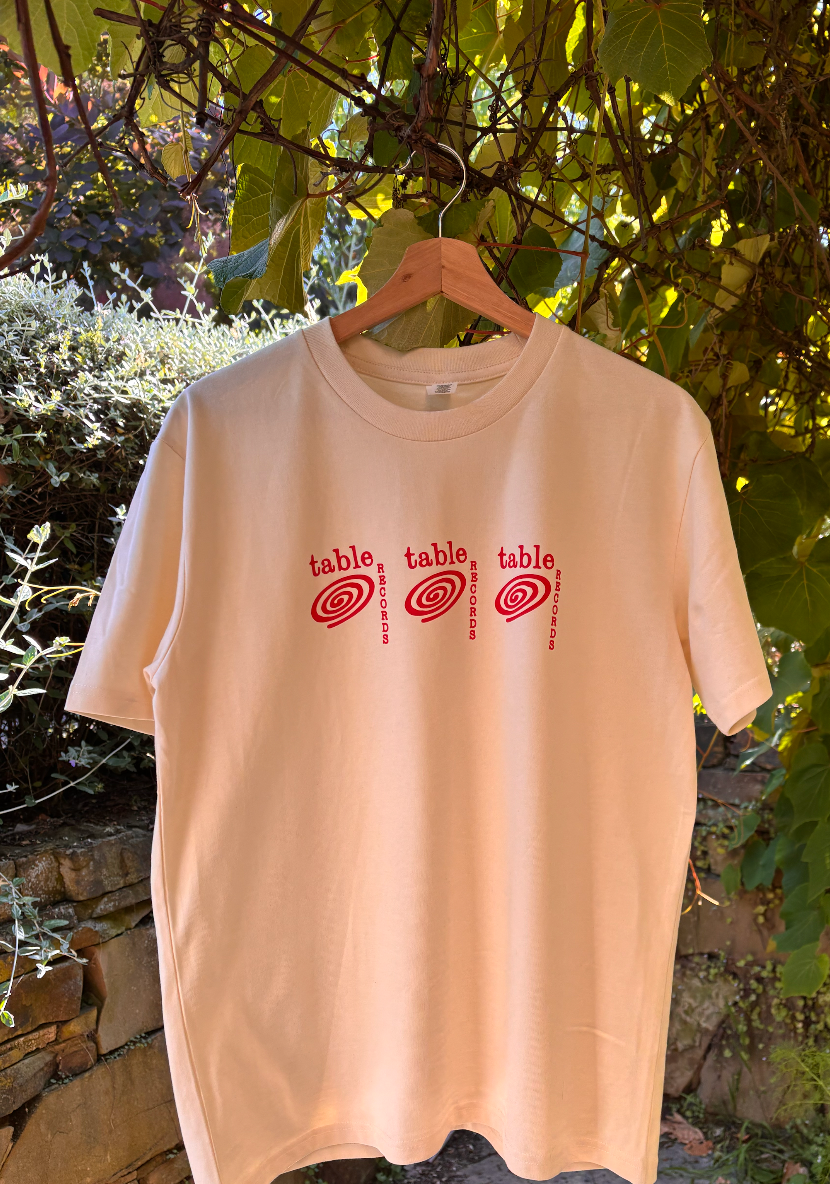 Table Records - Table Records T-Shirt - Ecru - 2 Table Records - Table Records T-Shirt - Ecru - 2
