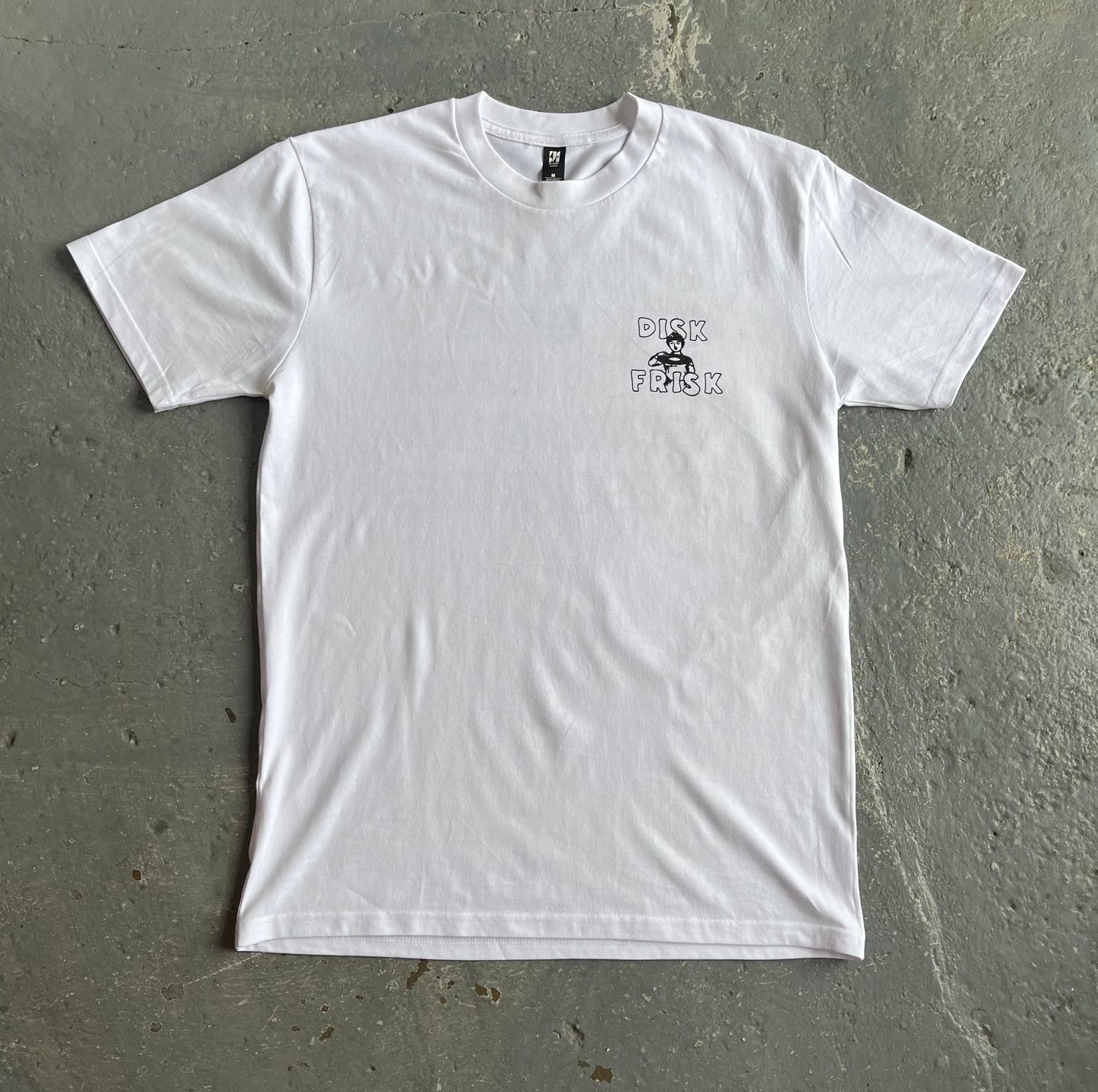Disk Frisk - Disk Frisk Logo T-shirt - White - 2 Disk Frisk - Disk Frisk Logo T-shirt - White - 2