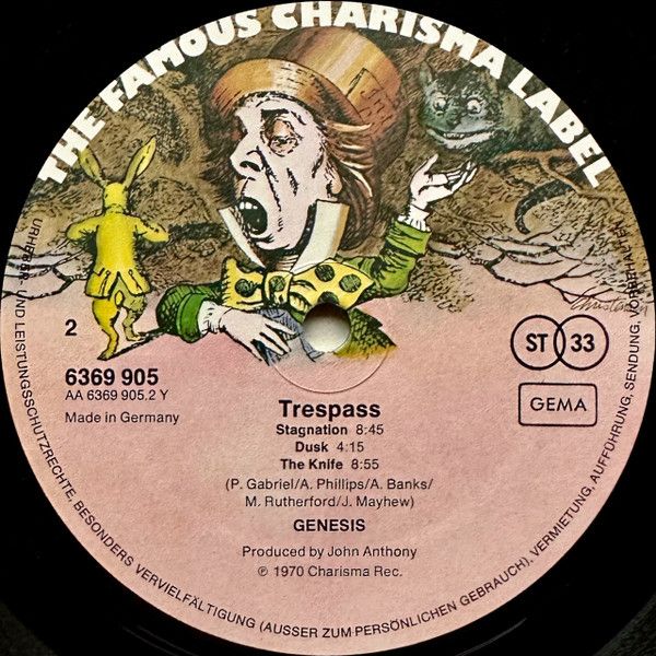Genesis - Trespass - Vinilo | Charisma (6369 905) - 6
