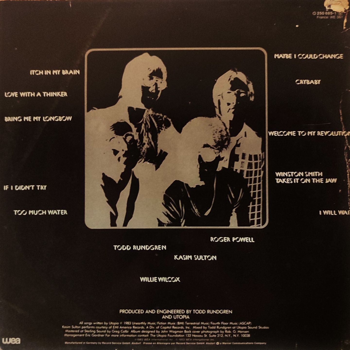 Utopia - Oblivion - Vinilo | WEA (250 685-1) - 2 Utopia - Oblivion - Vinilo | WEA (250 685-1) - 2