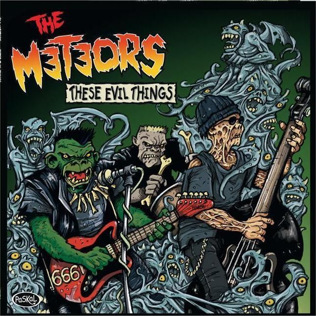 The Meteors - These Evil Things - Vinilo Azul | Svart Records (SRE577LPB1)