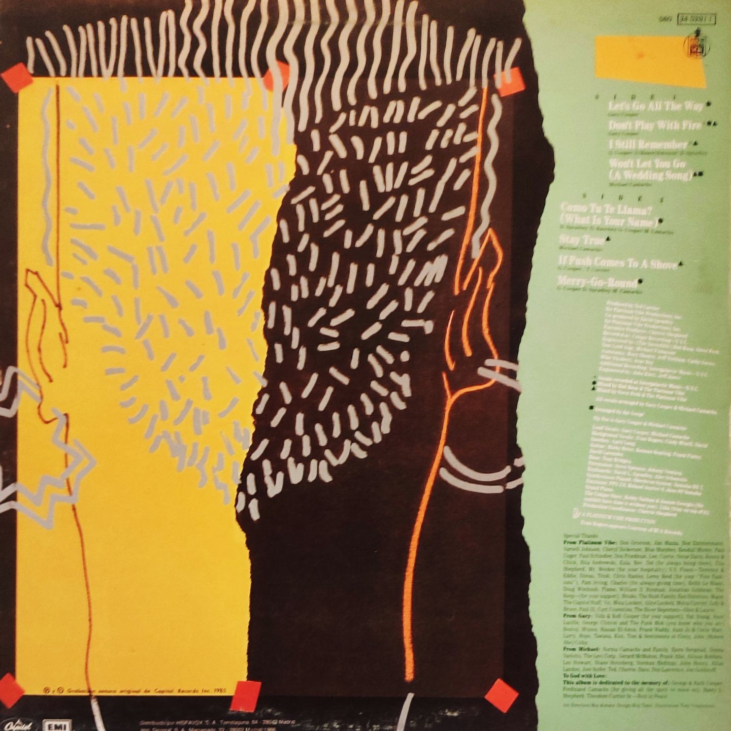 Sly Fox - Let's Go All The Way - Vinilo | Hispavox (560 24 0291 1) - 2 Sly Fox - Let's Go All The Way - Vinilo | Hispavox (560 24 0291 1) - 2