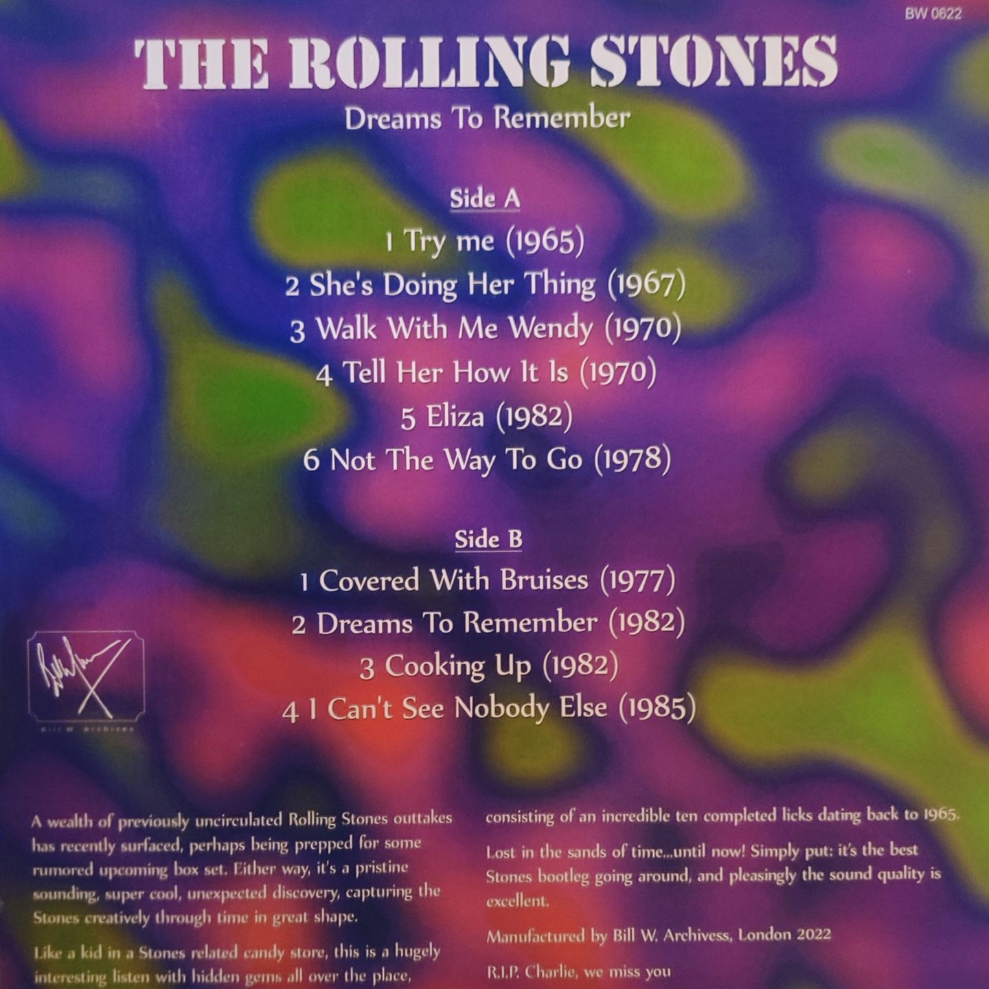 The Rolling Stones - Dreams To Remember - Vinilo | Bill W. Archives (BW 0622) - 2 The Rolling Stones - Dreams To Remember - Vinilo | Bill W. Archives (BW 0622) - 2