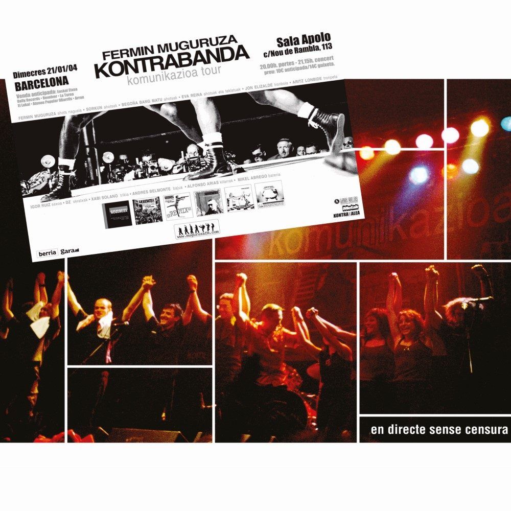 Fermin Muguruza Kontrabanda - Komunikazioa Tour - 2 Vinilos | Kasba Music (KM210104V)