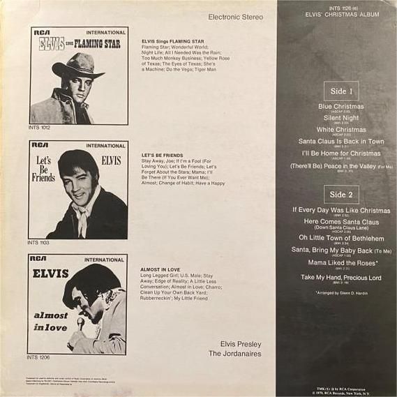 Elvis Presley - Elvis' Christmas Album -  Vinilo | RCA International (Camden) (INTS 1126 (e)) - 2