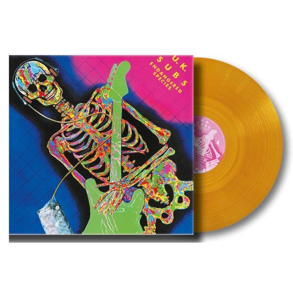 UK Subs - Endangered Species - Orange Crystal | Reissued Sounds (MICR024)