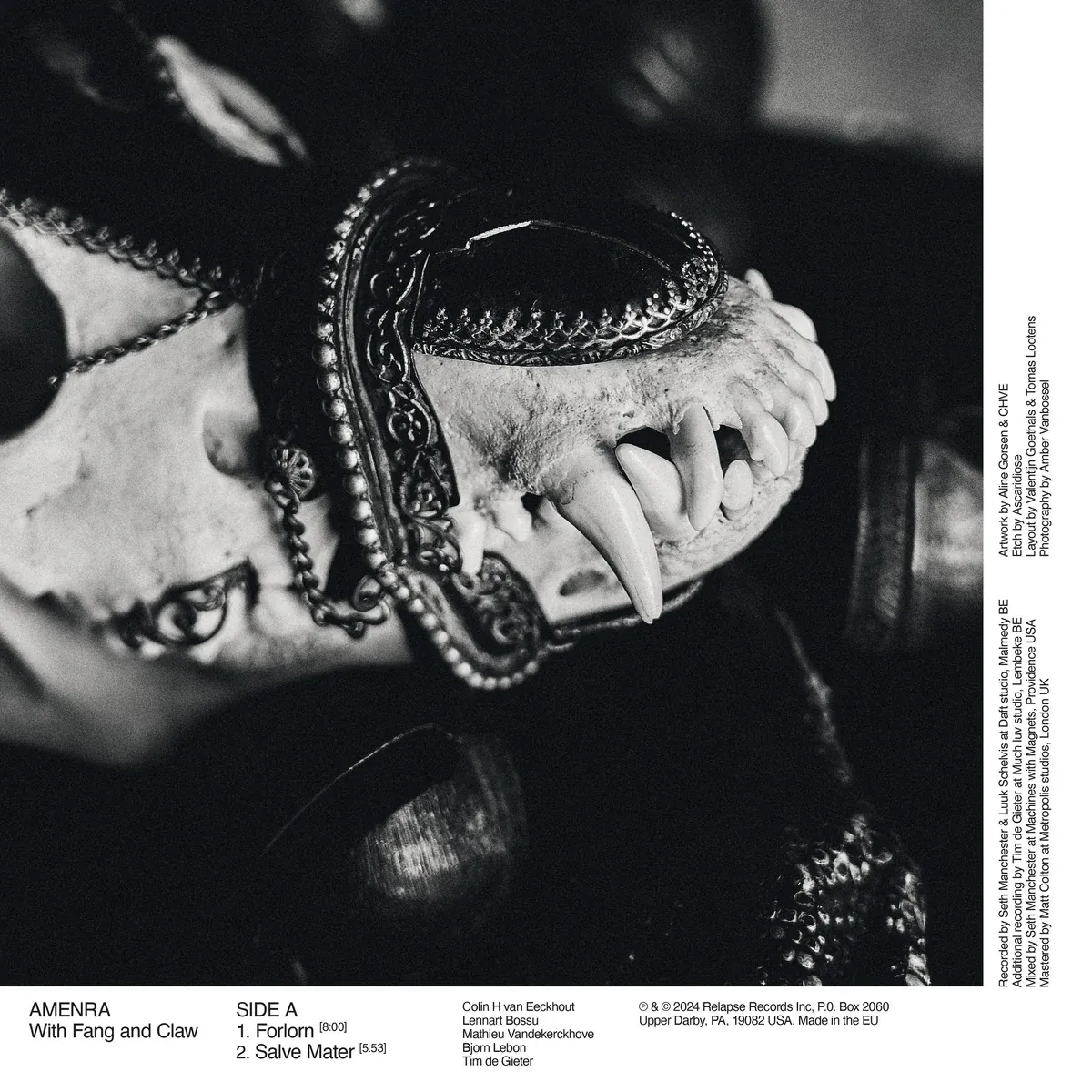 Amenra - With Fang And Claw - Vinilo Azul Marmol | Relapse Records (RR7563-1)