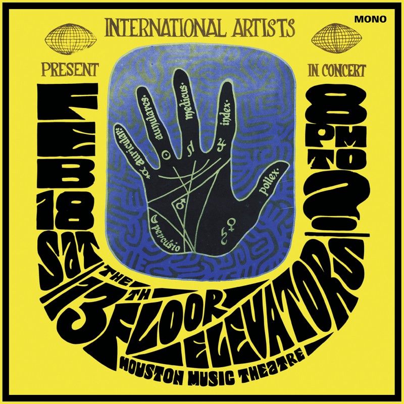 13th Floor Elevators - Live Houston Music Theatre '67 - Vinilo Azul Transparente Con Efecto De Humo Negro - RSD 2025 | International Artists (IA-LP18QFPS6M)
