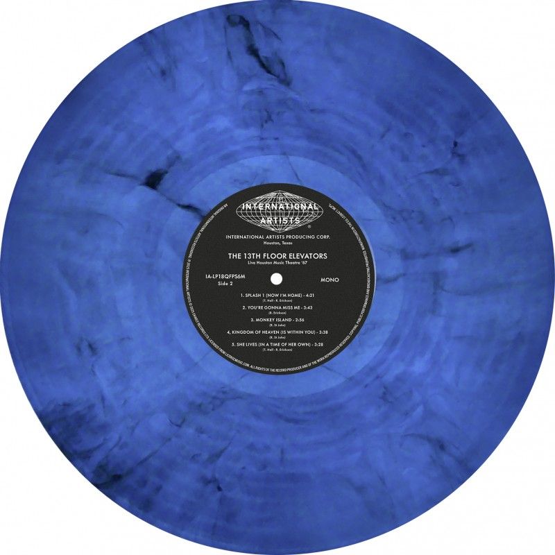 13th Floor Elevators - Live Houston Music Theatre '67 - Vinilo Azul Transparente Con Efecto De Humo Negro - RSD 2025 | International Artists (IA-LP18QFPS6M) - 5 13th Floor Elevators - Live Houston Music Theatre '67 - Vinilo Azul Transparente Con Efecto De Humo Negro - RSD 2025 | International Artists (IA-LP18QFPS6M) - 5