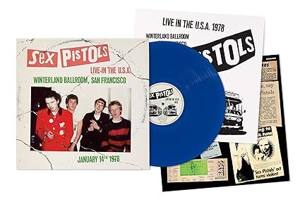 Sex Pistols - Live In The U.S.A. (Winterland Ballroom, San Francisco) (January 014th 1978) - Vinilo Azul | Universal Music Recordings (SexPissLive1978LP3) - 2