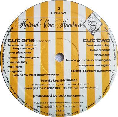 Haircut One Hundred - Pelican West - Vinilo | Arista (I-204521) - 4