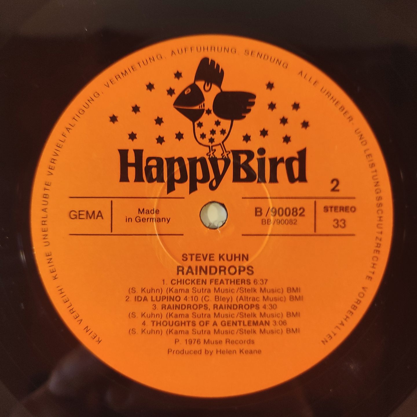 Steve Kuhn - Raindrops - Vinilo | Happy Bird (B/90082) - 4