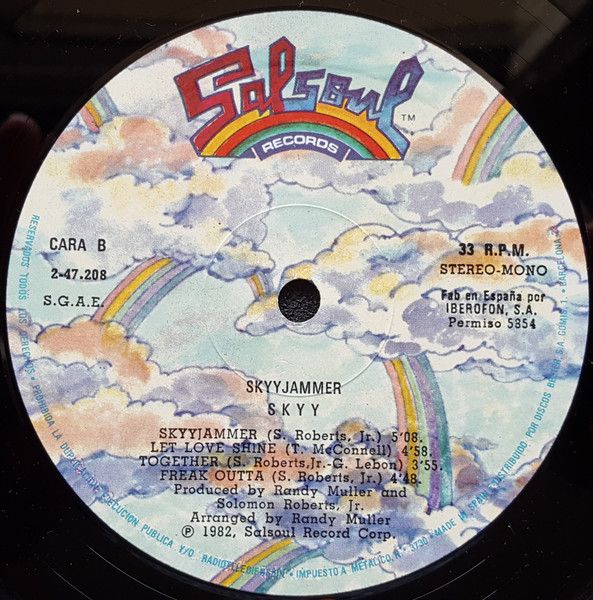 Skyy - Skyyjammer - Vinilo | Salsoul Records (2-47.208) - 4 Skyy - Skyyjammer - Vinilo | Salsoul Records (2-47.208) - 4