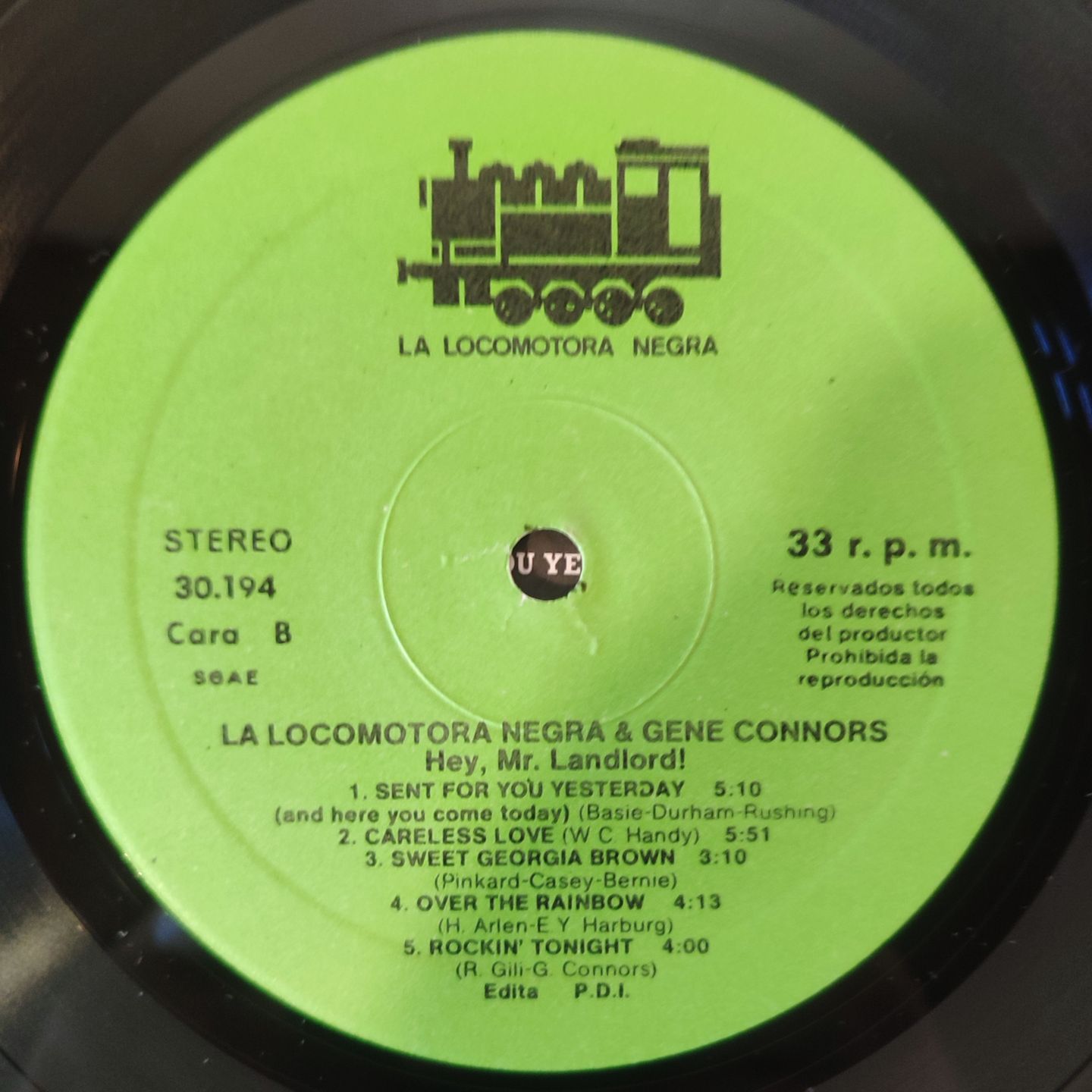 La Locomotora Negra & Gene "Mighty Flea" Conners - Hey Mr. Landlord! - Vinilo | PDI (30.194) - 4 La Locomotora Negra & Gene "Mighty Flea" Conners - Hey Mr. Landlord! - Vinilo | PDI (30.194) - 4