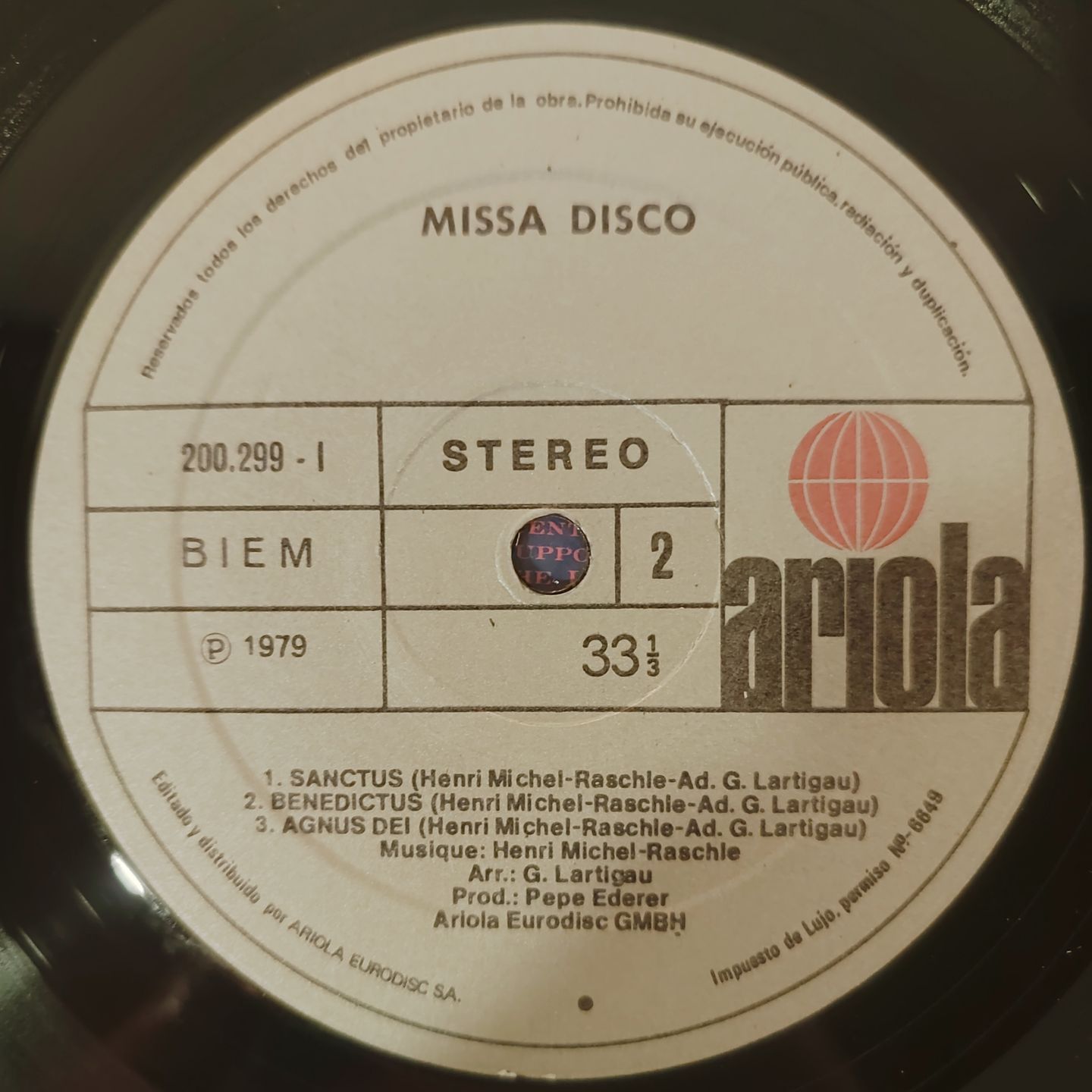 Missa Disco - Missa Disco - Vinilo | Ariola (200 299-I) - 4