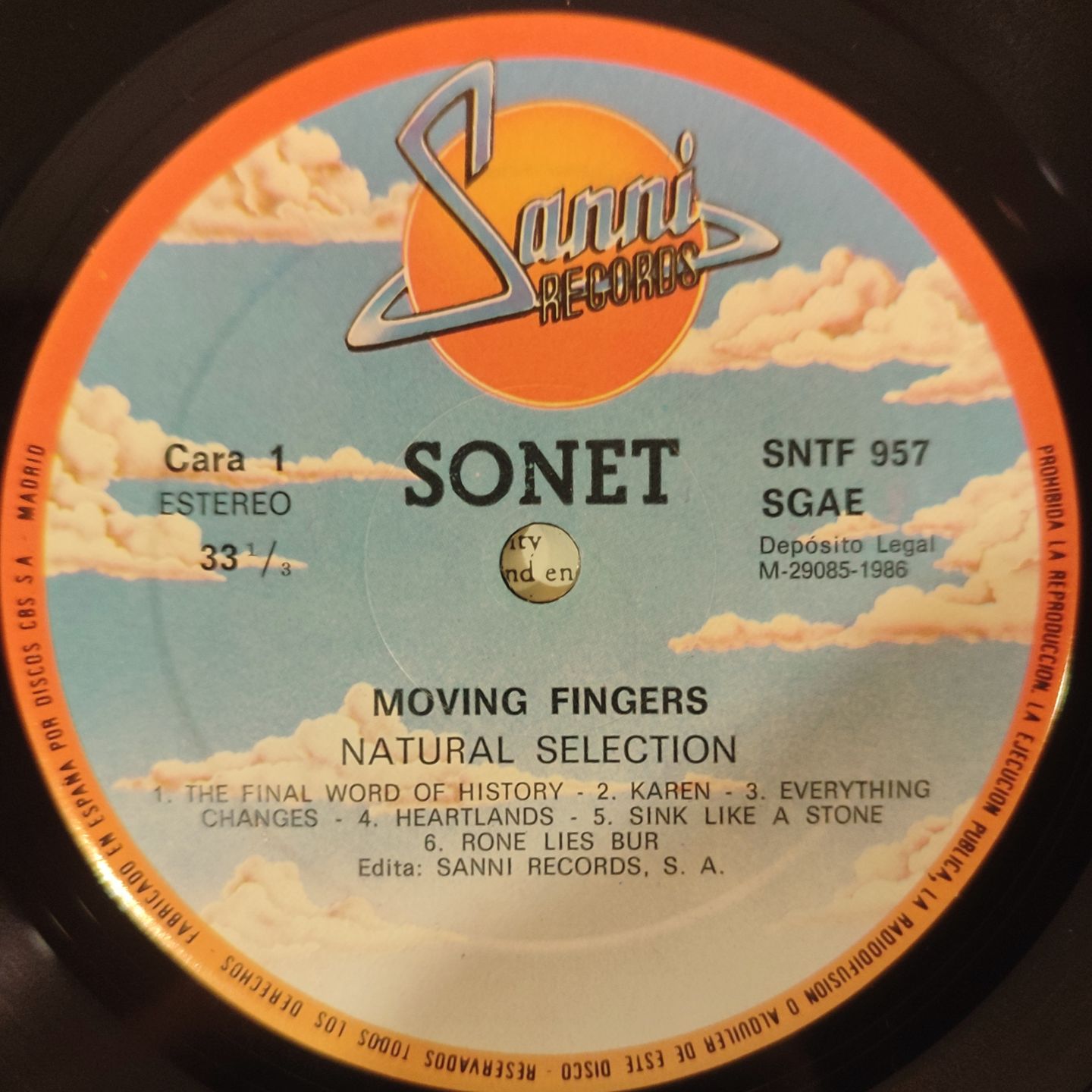Moving Fingers - Natural Selection | Sonet (SNTF 957) - 3 Moving Fingers - Natural Selection | Sonet (SNTF 957) - 3