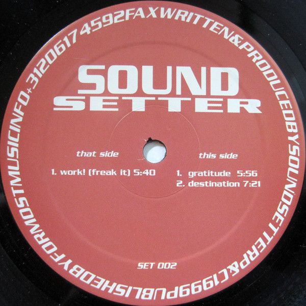 Sound Setter - Sound Set 2 | Not On Label (SET 002)