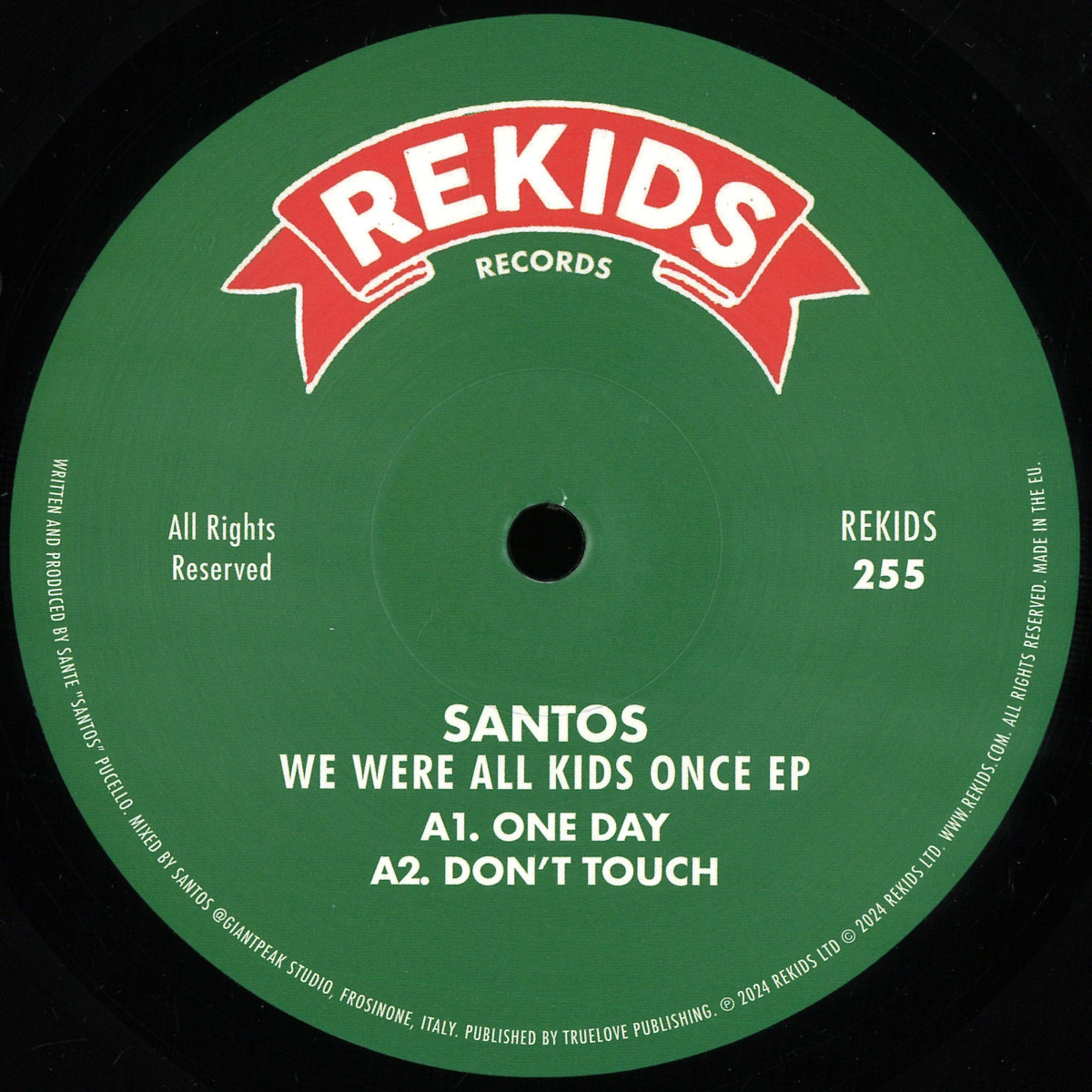 Santos - We Were All Kids Once EP | Rekids (REKIDS255) Santos - We Were All Kids Once EP | Rekids (REKIDS255)