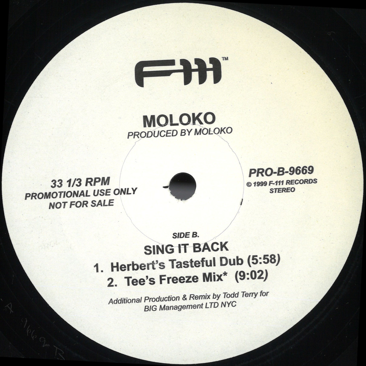 Moloko - Sing It Back (Remixes) | Profile (PRO9669) - main