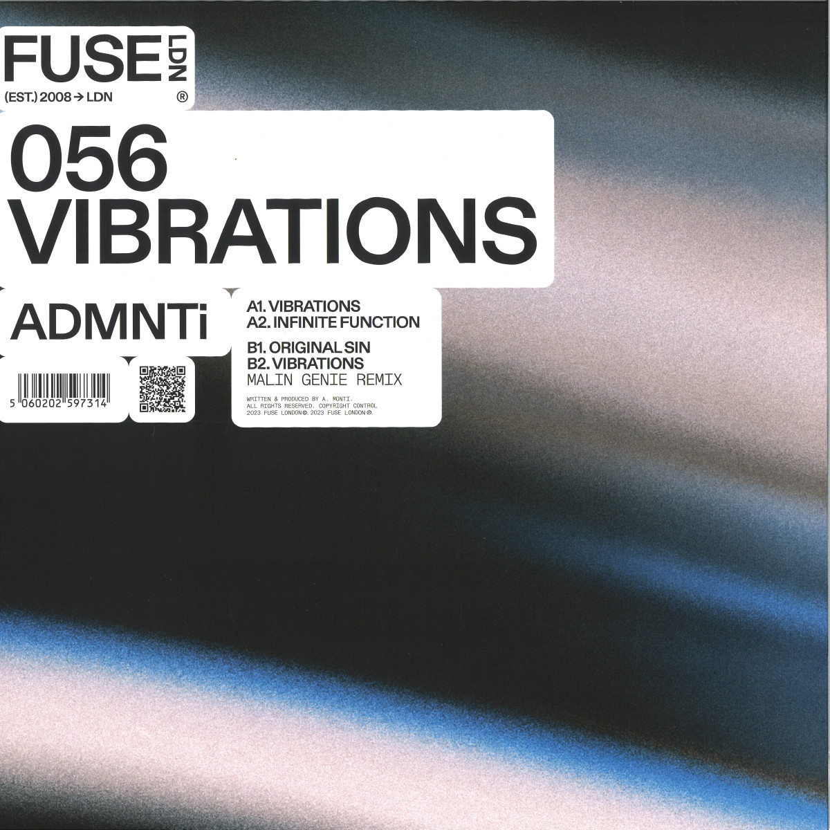 ADMNTi - Vibrations EP | Fuse London (FUSE056)