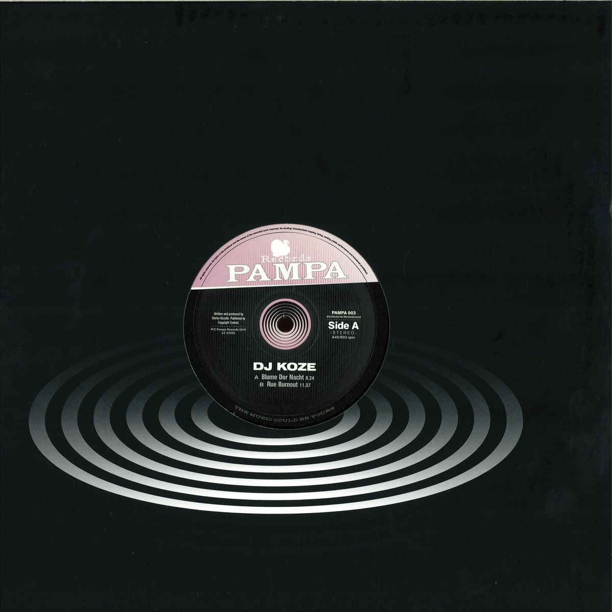 Dj Koze - Rue Burnout | PAMPA (PAMPA003) - main